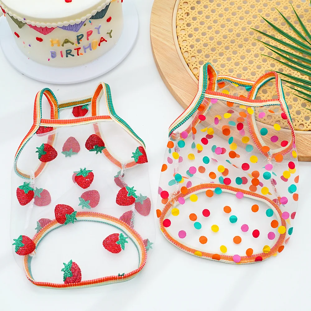 Pet Sling Sun Protection Cat Vest Puppy Dog Cat Clothes Thin Breathable XS-2XL Size
Pet Sling Sun Protection Cat Vest Puppy Dog Cat Clothes Thin Breathable XS-2XL Size