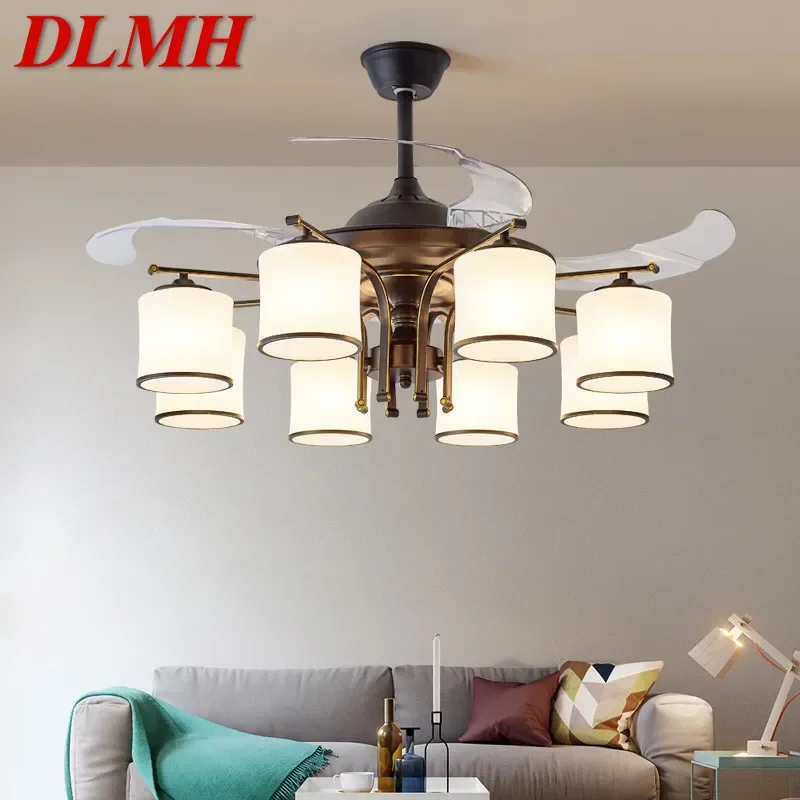 DLMH Modern Stealth Fan Light Luxury Living Room Restaurant Bedroom Ceiling Fan Light Remote LED Electric Fan Light
DLMH Modern Stealth Fan Light Luxury Living Room Restaurant Bedroom Ceiling Fan Light Remote LED Electric Fan Light