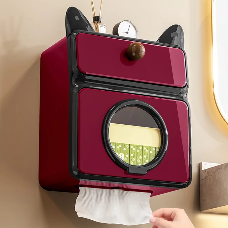 Wall Mounted Tissue Box Double Layer Luxury Bathroom Tissue Boxes Paper Holder Living Room Modern Napkin Case Table Kitchen
Wall Mounted Tissue Box Double Layer Luxury Bathroom Tissue Boxes Paper Holder Living Room Modern Napkin Case Table Kitchen