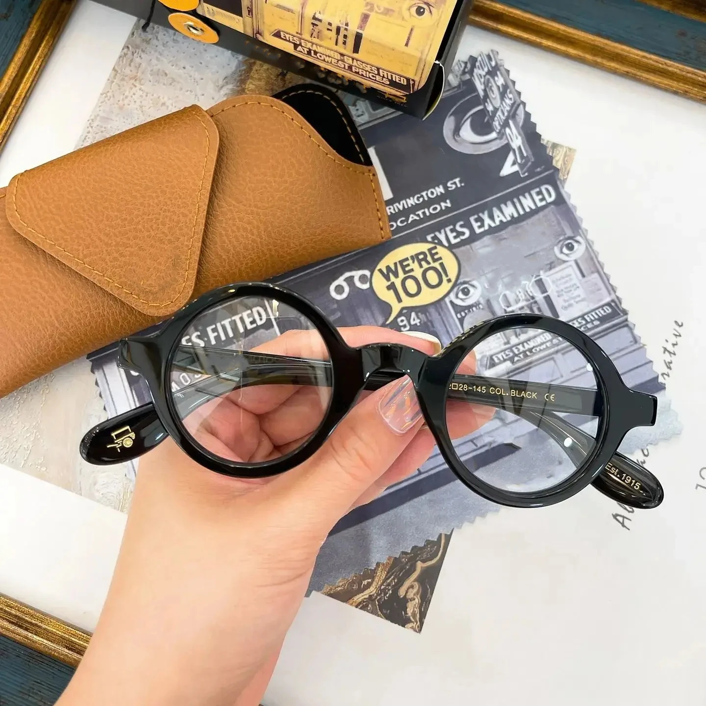 Authentic Johnny Depp ZOLMAN Clear Lens Classic Luxury Men Women Sun Glasses Fashion Circular Acetate Frames Male Couple Eyewear
Authentic Johnny Depp ZOLMAN Clear Lens Classic Luxury Men Women Sun Glasses Fashion Circular Acetate Frames Male Couple Eyewear