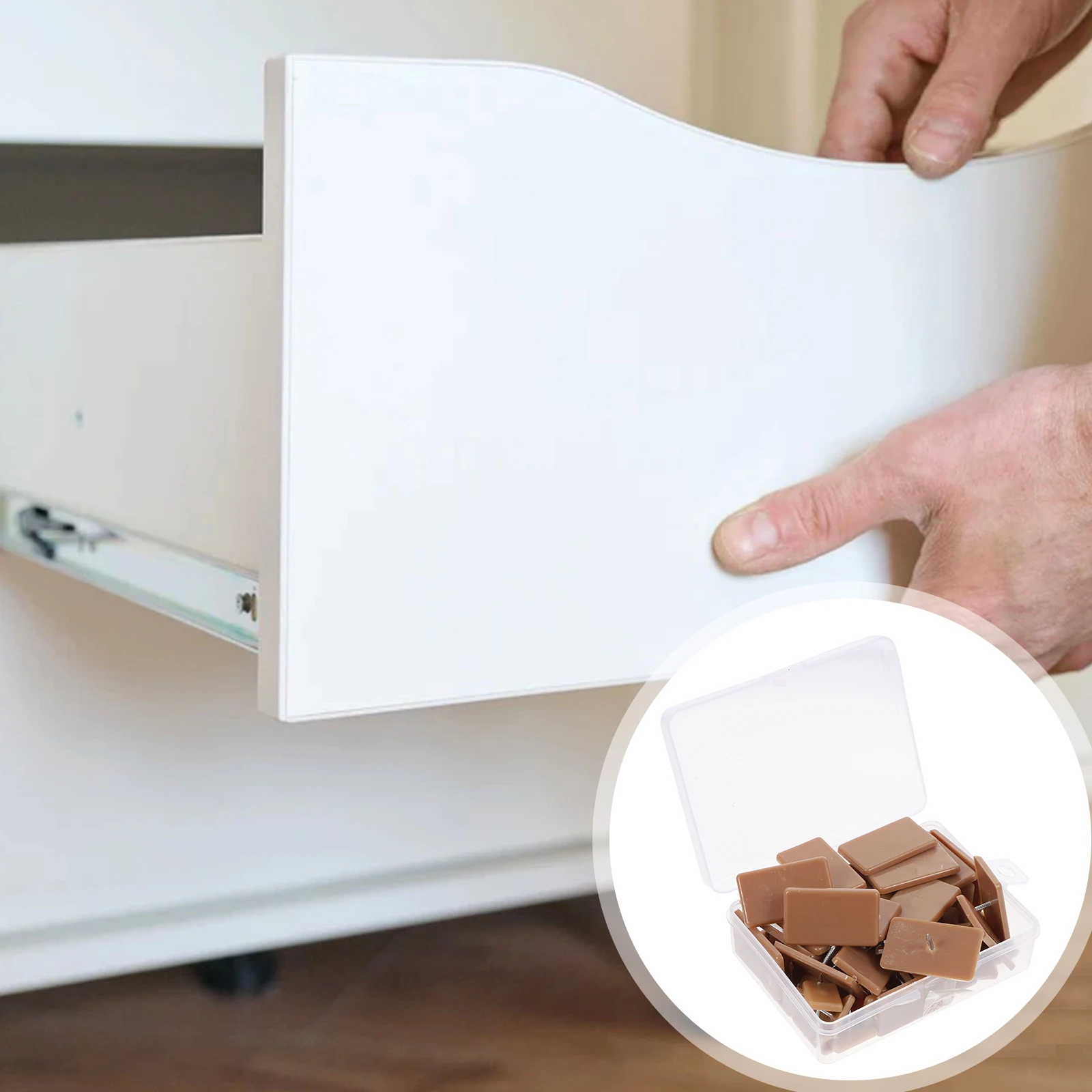 1 set Furniture Sliders Plastic Rectangular Nails for Drawer Glides Guides Repair Kit Smooth Movement Dressing Table Hardware
1 set Furniture Sliders Plastic Rectangular Nails for Drawer Glides Guides Repair Kit Smooth Movement Dressing Table Hardware