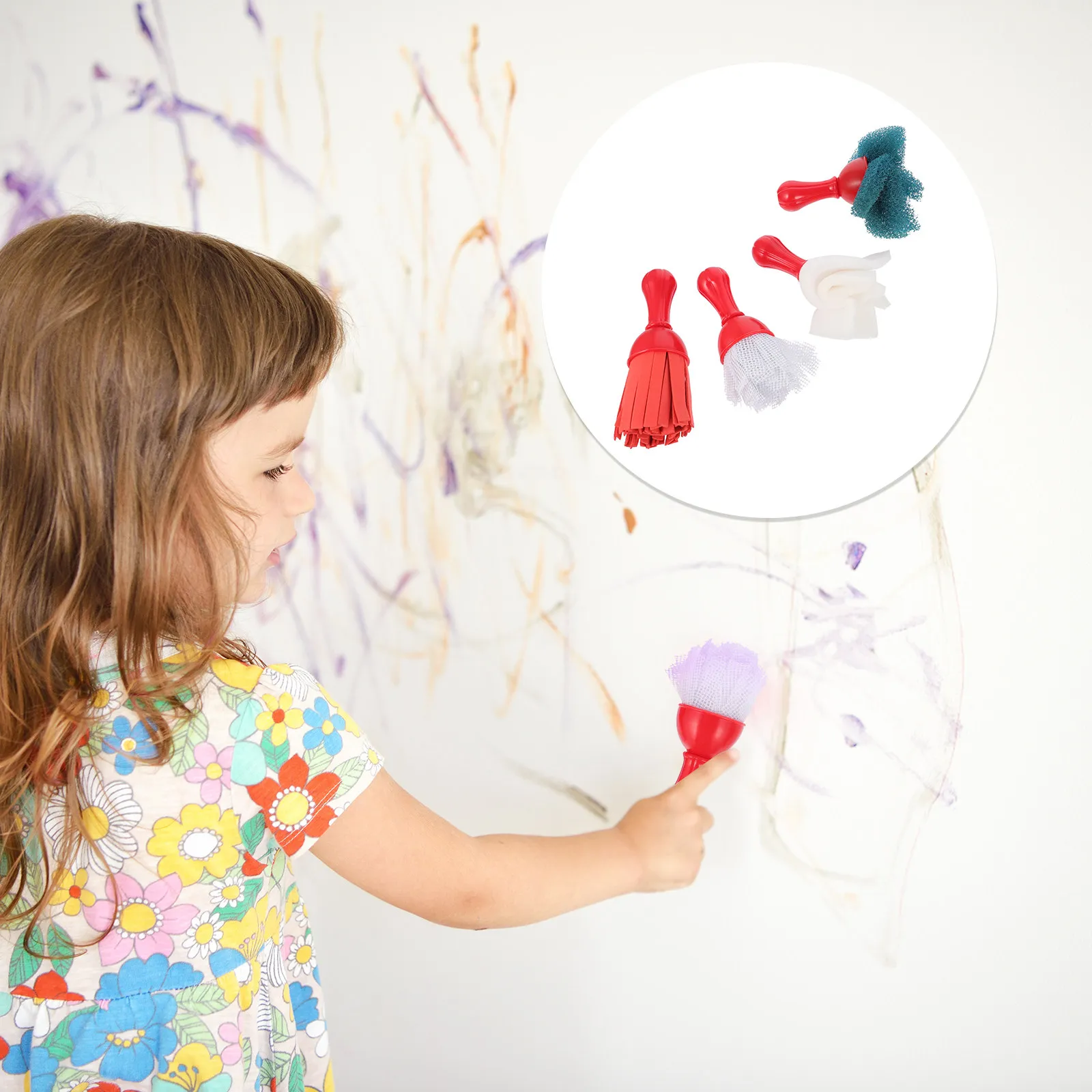 4Pcs Art Crafts Sponge Brushes Safe Washable Drawing Tools for Preschool Educational Doodling DIY Painting Sponge
4Pcs Art Crafts Sponge Brushes Safe Washable Drawing Tools for Preschool Educational Doodling DIY Painting Sponge
