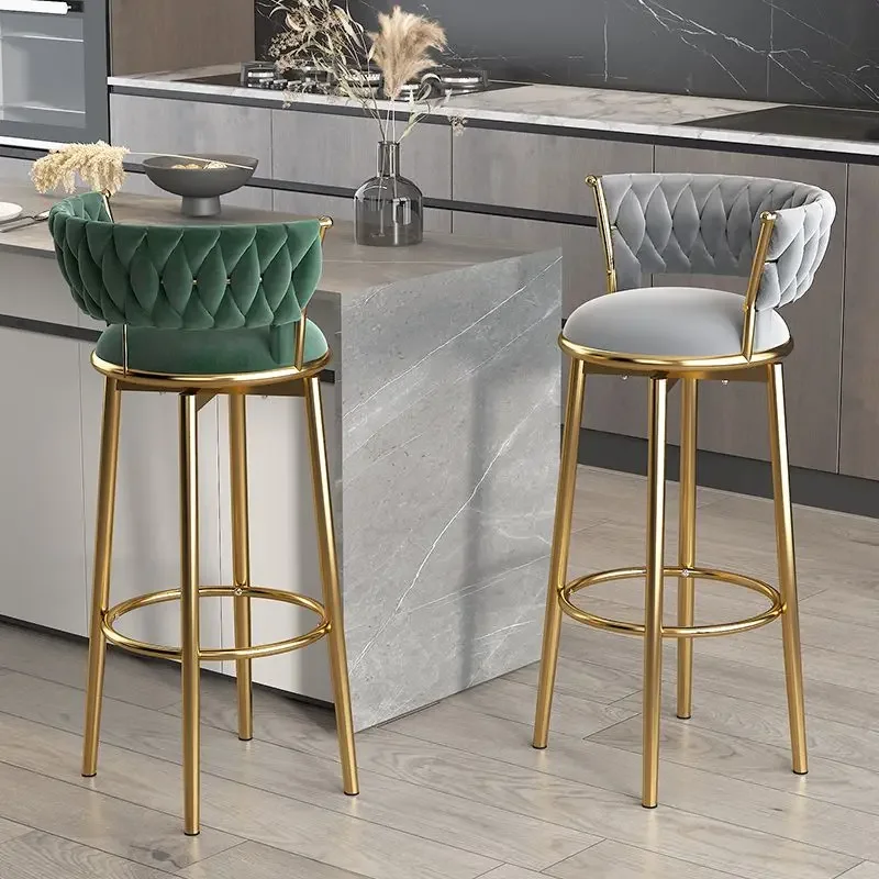 Nordic Light Luxury Leisure Bar Chair Creative Home Comfortable Back High Foot Dining Chair Bar Modern Leisure High Foot Stools
Nordic Light Luxury Leisure Bar Chair Creative Home Comfortable Back High Foot Dining Chair Bar Modern Leisure High Foot Stools