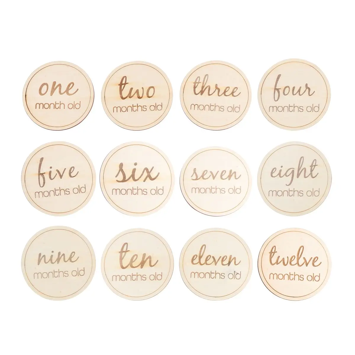12 Pcs Baby Monthly Cards Wooden Infant Photography Props Milestone Records Girl Boy Birth Stickers Newborn Gifts Shower
12 Pcs Baby Monthly Cards Wooden Infant Photography Props Milestone Records Girl Boy Birth Stickers Newborn Gifts Shower