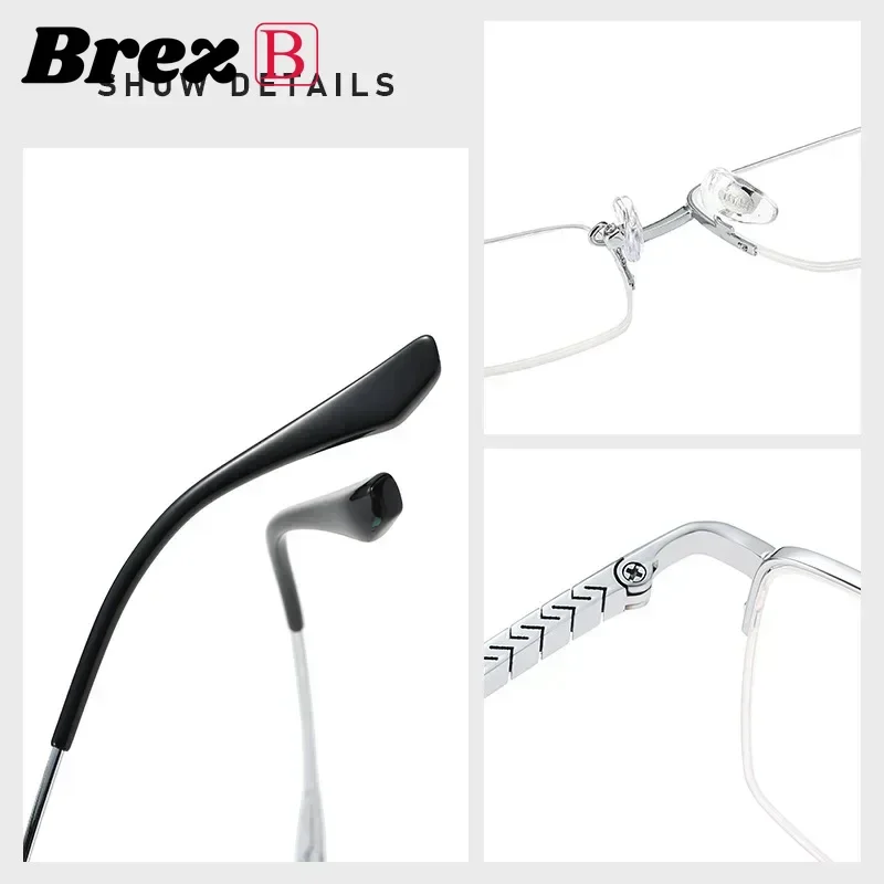 High Quality Titanium Frame Square For Men Glasses Shortsighted Nearsighted Luxury Prescription Eyewear Semi-RimlessBrand
High Quality Titanium Frame Square For Men Glasses Shortsighted Nearsighted Luxury Prescription Eyewear Semi-RimlessBrand