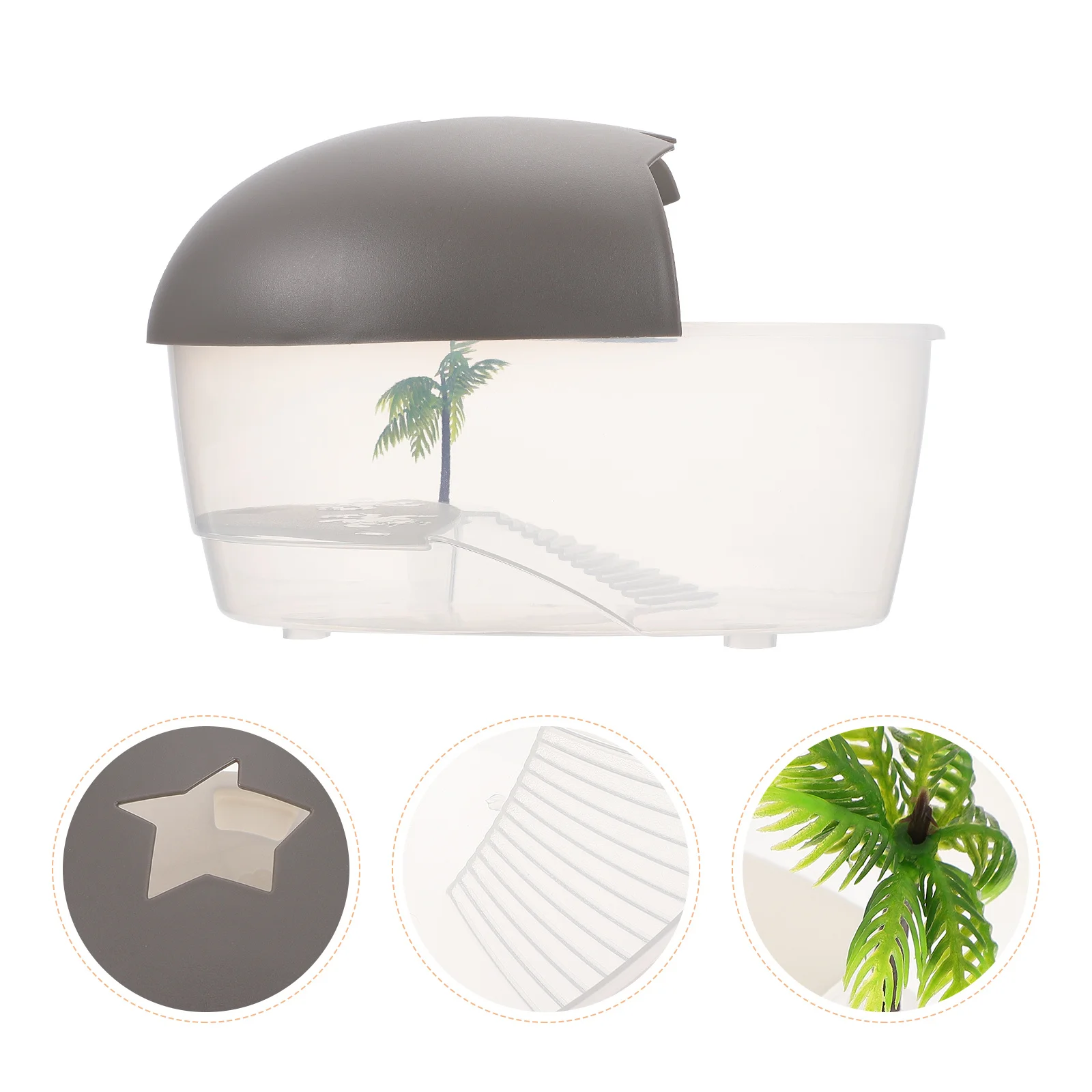 Turtle Terrarium Sturdy PP Turtle Tank Large Capacity Basking Resting Platform Reptile Breeding Area Tortoise Terrace
Turtle Terrarium Sturdy PP Turtle Tank Large Capacity Basking Resting Platform Reptile Breeding Area Tortoise Terrace