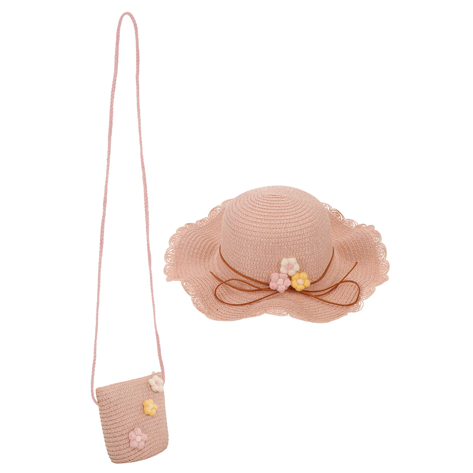 1 Set Straw Sun Anti Uv Protection Breathable Lightweight Park Outdoor Wide Brim Design Easy Combo For 
1 Set Straw Sun Anti Uv Protection Breathable Lightweight Park Outdoor Wide Brim Design Easy Combo For
