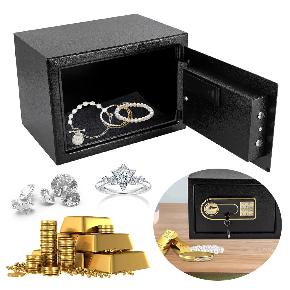 Electronic Box Anti-Theft Safe Deposit Box Password Box for Home Office Hotel Business
Electronic Box Anti-Theft Safe Deposit Box Password Box for Home Office Hotel Business