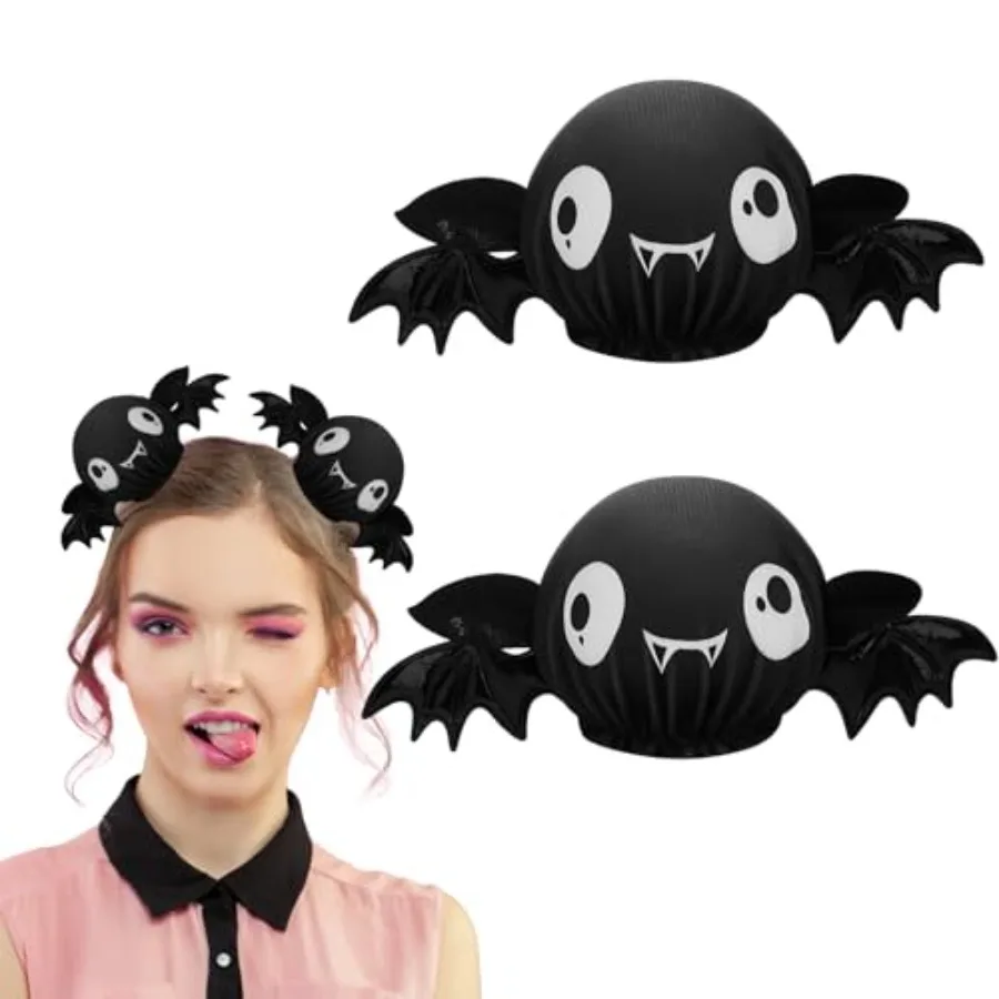 Halloween Bat Hair Clips for Buns Cute Spooky Hair Accessories, Costume Party Hair Decoration for Trick-or-Treat and Cosplay M
Halloween Bat Hair Clips for Buns Cute Spooky Hair Accessories, Costume Party Hair Decoration for Trick-or-Treat and Cosplay M
