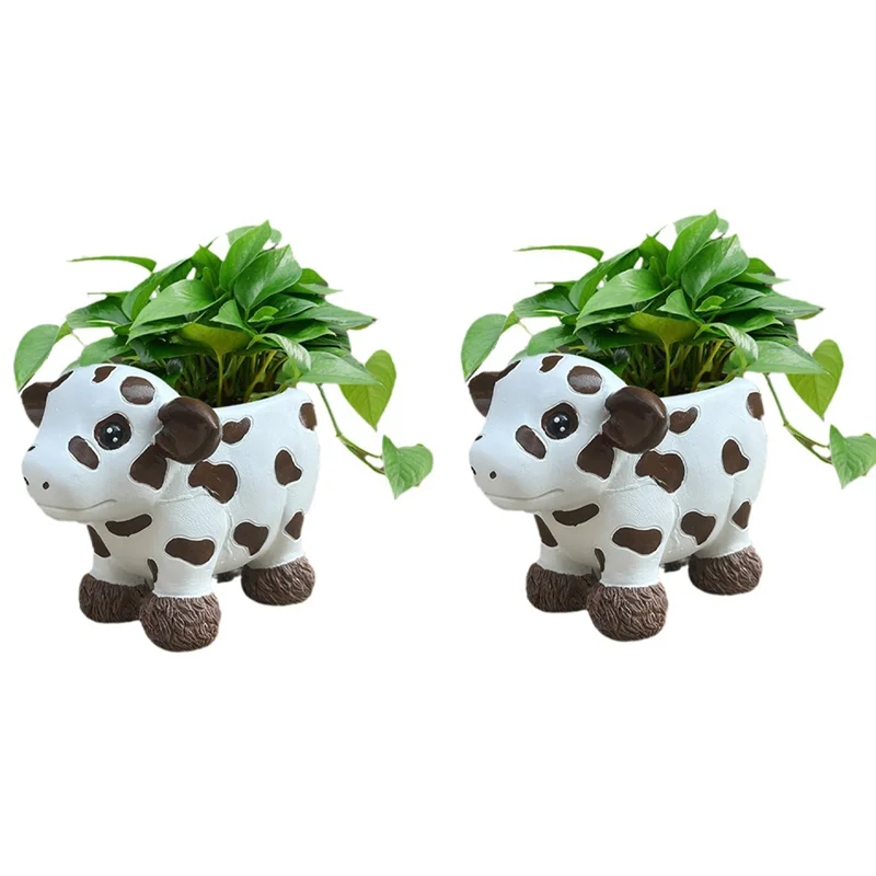 AA01-Cow Flower Pot Indoor Plant Spot Vase Desktop Resin Flower Pot Dining Room Cabinet Home Decor Gift
AA01-Cow Flower Pot Indoor Plant Spot Vase Desktop Resin Flower Pot Dining Room Cabinet Home Decor Gift