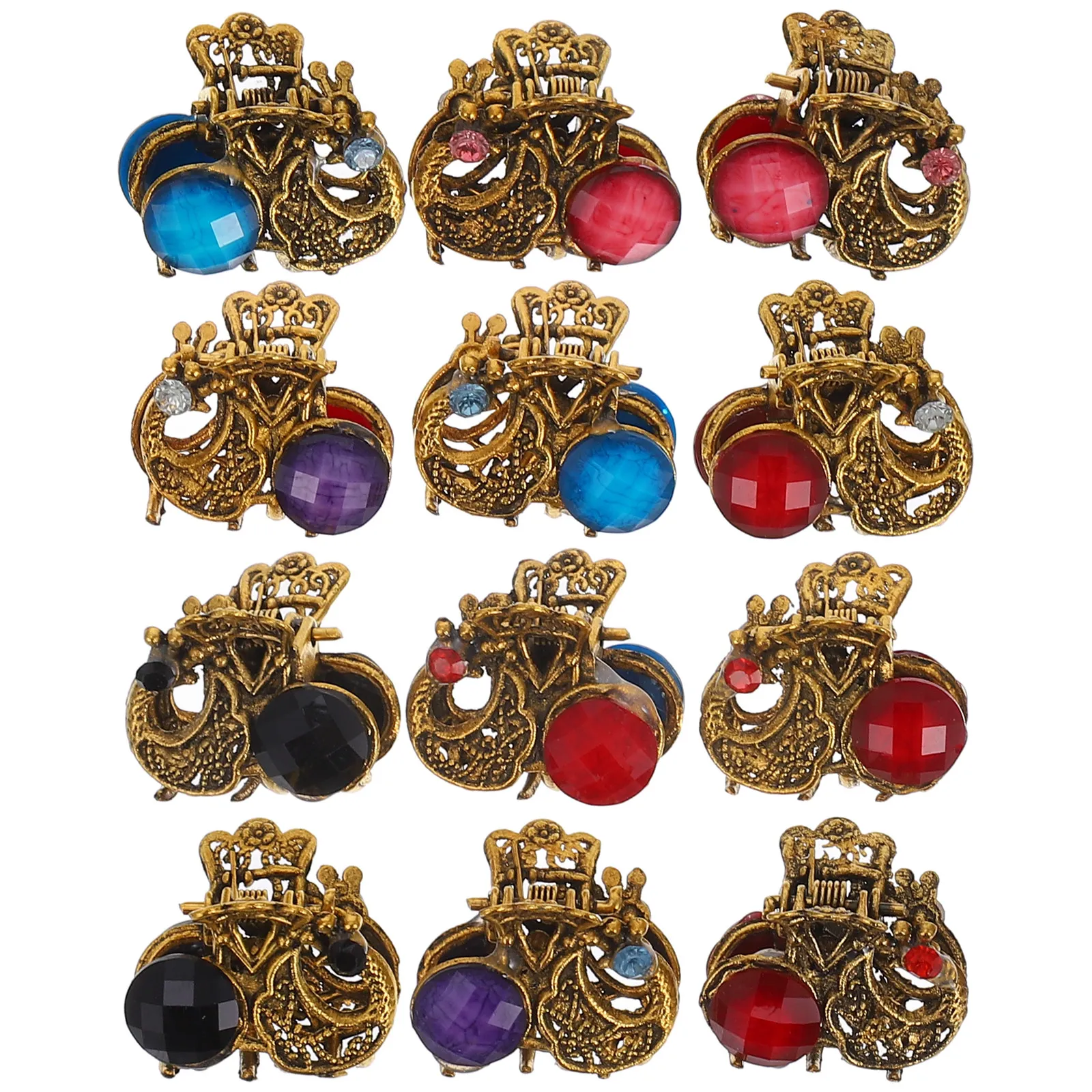 12Pcs Women Hair Claw Clip Mini Jaw Clamp Small Barrette for Thin Thick Hair Casual Styling Daily Wear Office Travel Gift Idea
12Pcs Women Hair Claw Clip Mini Jaw Clamp Small Barrette for Thin Thick Hair Casual Styling Daily Wear Office Travel Gift Idea