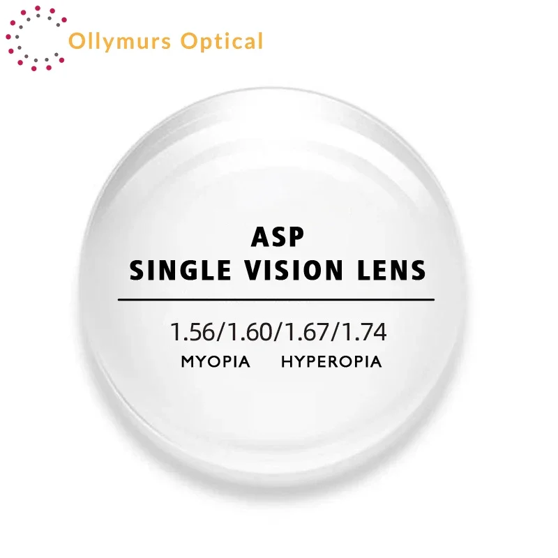 OLLYMURS HD Resin Anti-Scratch 1.56 1.61 1.67 1.74 CR-39 Aspheric Lens Myopia/Hyperopia/Astigmatism HMC Anti-Reflection Lenses
OLLYMURS HD Resin Anti-Scratch 1.56 1.61 1.67 1.74 CR-39 Aspheric Lens Myopia/Hyperopia/Astigmatism HMC Anti-Reflection Lenses