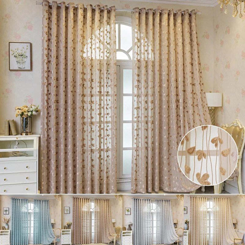 Thick Anti UV Window Screen Bohemian Leaf Lace Semi Transparent Curtains Suitable for Bedrooms and Living Rooms Easy To Install
Thick Anti UV Window Screen Bohemian Leaf Lace Semi Transparent Curtains Suitable for Bedrooms and Living Rooms Easy To Install