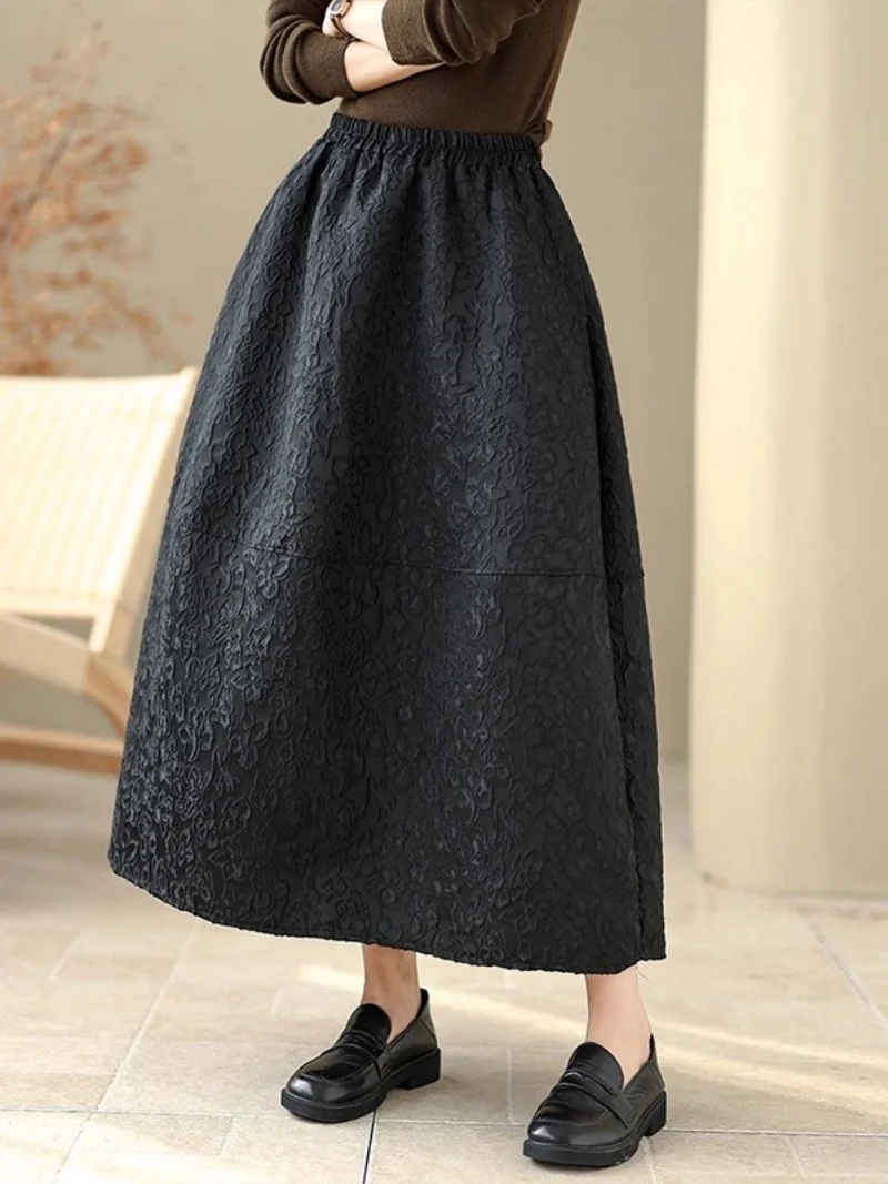 Fashion Relief Jacquard Casual Versatile Skirt For Women Autumn And Winter 2025 New High Waisted Mid Length Bud Skirt W975
Fashion Relief Jacquard Casual Versatile Skirt For Women Autumn And Winter 2025 New High Waisted Mid Length Bud Skirt W975