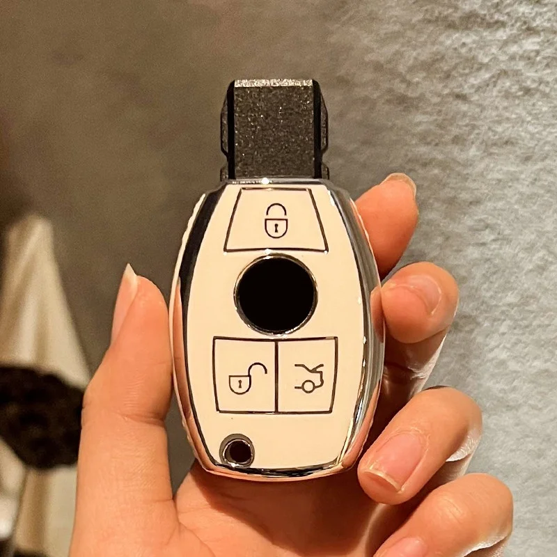 Full Cover Soft TPU Car Key Case Auto Accessories for Mercedes Benz A B C S Class AMG GLA CLA GLC W176 W221 W204 W205 Keychain
Full Cover Soft TPU Car Key Case Auto Accessories for Mercedes Benz A B C S Class AMG GLA CLA GLC W176 W221 W204 W205 Keychain