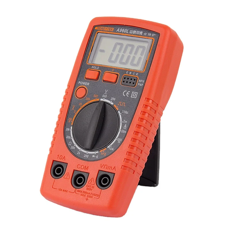 A960L Digital LCD Multimeter Meter Tester High Quality Current AC / DC Voltage Resistance Capacitance Frequency
A960L Digital LCD Multimeter Meter Tester High Quality Current AC / DC Voltage Resistance Capacitance Frequency