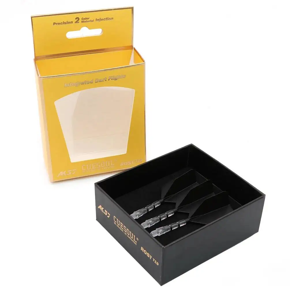 CUESOUL ROST T19 Integrated Dart Shaft And Flights Big Wing Shape Set Of 3-Black
CUESOUL ROST T19 Integrated Dart Shaft And Flights Big Wing Shape Set Of 3-Black