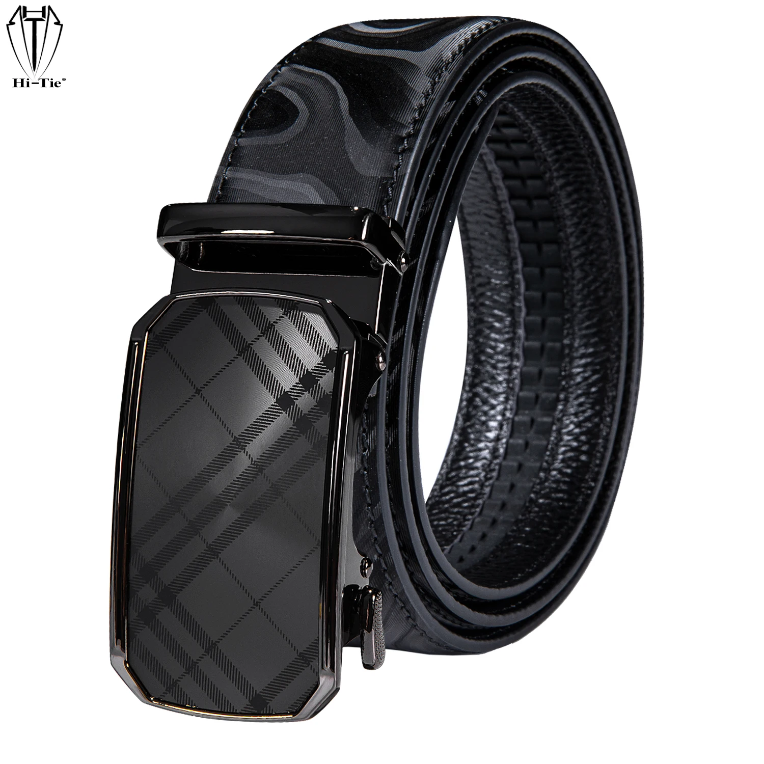 Stylish Black Genuine Leather Mens Belts Metal Automatic Buckles Ratchet Waistband Straps for Men Casual Formal Cowboy Babu Gift
Stylish Black Genuine Leather Mens Belts Metal Automatic Buckles Ratchet Waistband Straps for Men Casual Formal Cowboy Babu Gift