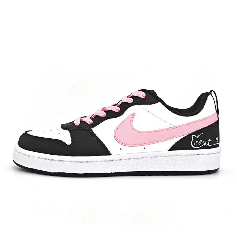 【Настроить】Nike Court Borough Обувь для скейтбординга Женские низкие черные/розовые кроссовки BQ5448-115
【Настроить】Nike Court Borough Обувь для скейтбординга Женские низкие черные/розовые кроссовки BQ5448-115