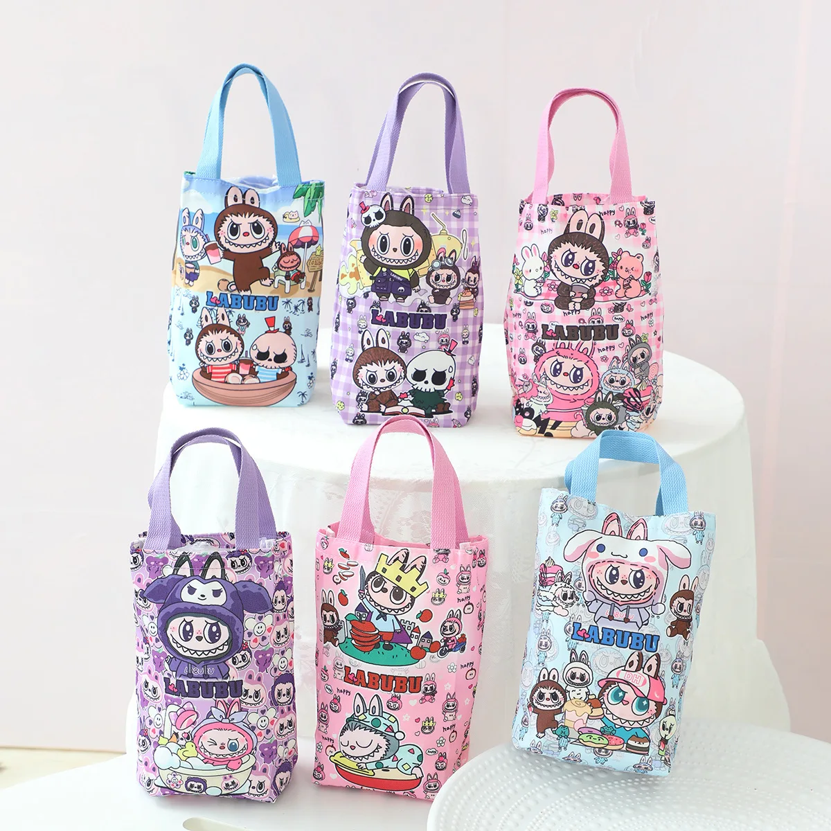 Labubu Canvas Bag Cute Cartoon Tote Bag Multi Functional Portable Water Cup with Umbrella Storage Bag Small Eco Friendly Handbag
Labubu Canvas Bag Cute Cartoon Tote Bag Multi Functional Portable Water Cup with Umbrella Storage Bag Small Eco Friendly Handbag