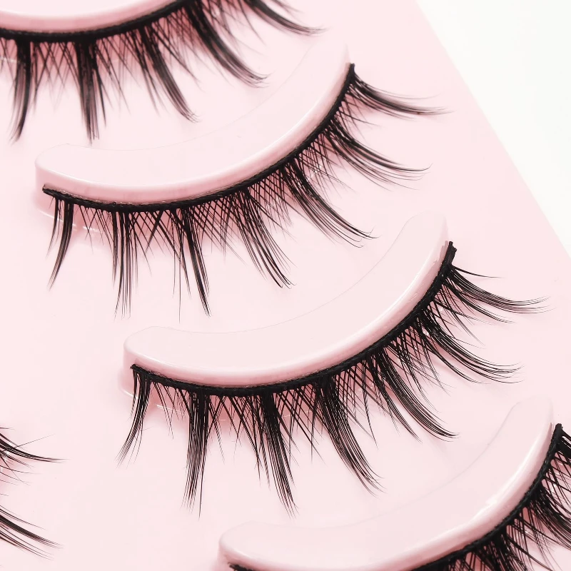 5 Pairs Eyelashes Manga Lashes Natural False Natural short Transparent Terrier Lashes Clear Band Soft Eyelashes Extension Makeup
5 Pairs Eyelashes Manga Lashes Natural False Natural short Transparent Terrier Lashes Clear Band Soft Eyelashes Extension Makeup