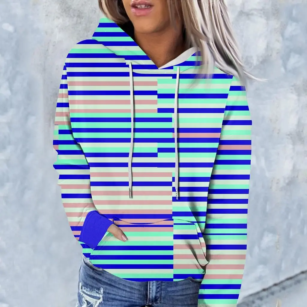 Colorful Stripe 3D Printed Hoodies Women's Fashion Streetwear Casual Sweatshirts Oversized Pullovers Hoodie Woman Tops Clothing
Colorful Stripe 3D Printed Hoodies Women's Fashion Streetwear Casual Sweatshirts Oversized Pullovers Hoodie Woman Tops Clothing