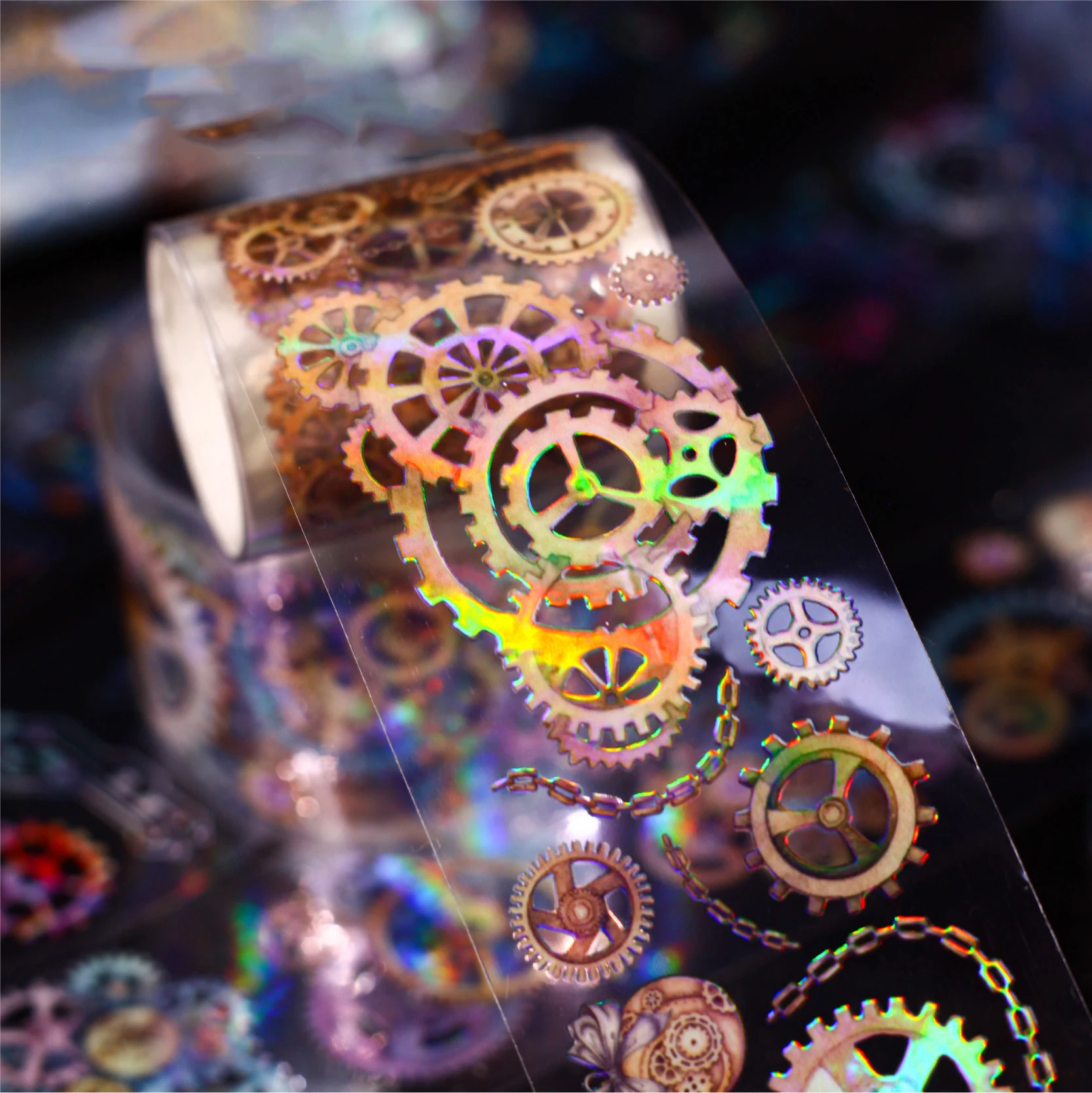 50mm*200cm Gear Fantasy Series Vintage Mechanical Gear Landscape PET Tape Creative DIY Journal Material Collage Stationery
50mm*200cm Gear Fantasy Series Vintage Mechanical Gear Landscape PET Tape Creative DIY Journal Material Collage Stationery