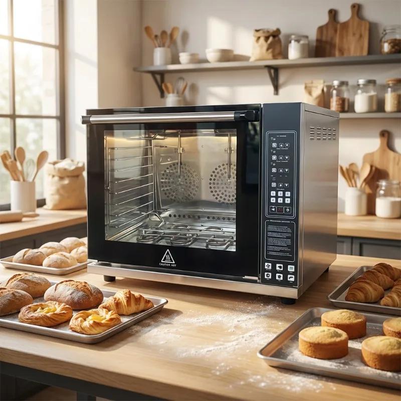 【Best-selling】Commercial Convection Oven With Deck Oven Function - 60L Large Capacity, Perfect For Bread Cakes Pizza.
【Best-selling】Commercial Convection Oven With Deck Oven Function - 60L Large Capacity, Perfect For Bread Cakes Pizza.