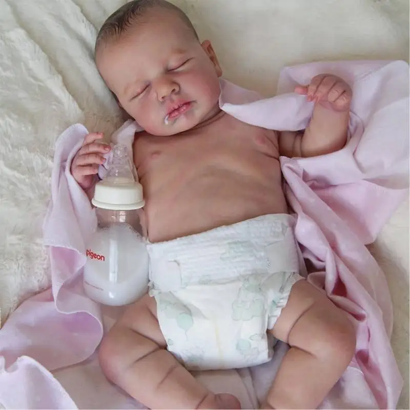 85WA 20in DIY Simulated Baby Unpainted for Doll Vinyl Made Sleeping Loulou Pleasant T
85WA 20in DIY Simulated Baby Unpainted for Doll Vinyl Made Sleeping Loulou Pleasant T