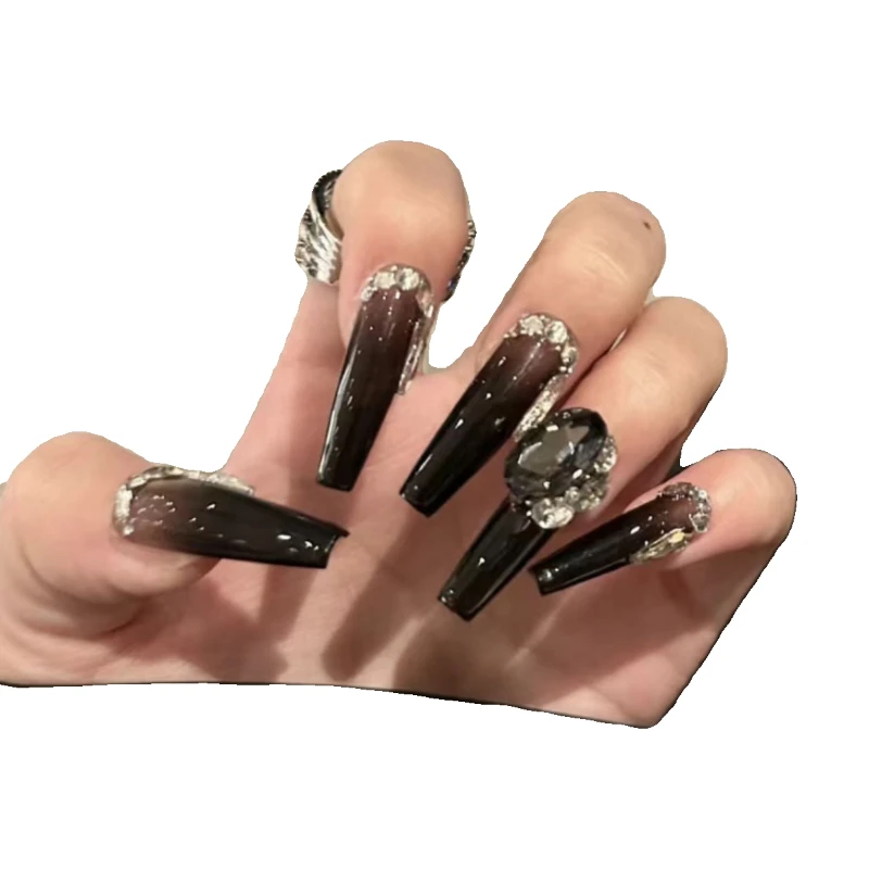 *Nail Art Premium Black with Aurora Diamond Sequins Removable Nail Pieces Wear Nail
*Nail Art Premium Black with Aurora Diamond Sequins Removable Nail Pieces Wear Nail