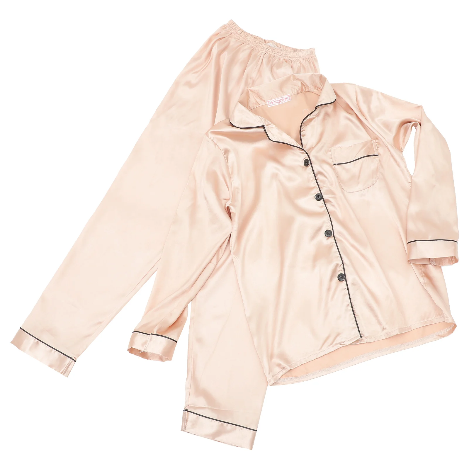 1 set Long Sleeve Nightwear Set Comfortable Sleepwear Couples Lightweight Breathable Wash
1 set Long Sleeve Nightwear Set Comfortable Sleepwear Couples Lightweight Breathable Wash