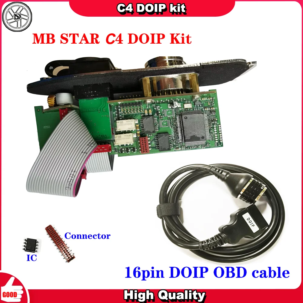 C4 DOIP kit update for MB SD Connect C4 Diagnosit Tool add DOIP 16Pin OBD2 Cable for MB Star C4 car diagnostic device update
C4 DOIP kit update for MB SD Connect C4 Diagnosit Tool add DOIP 16Pin OBD2 Cable for MB Star C4 car diagnostic device update