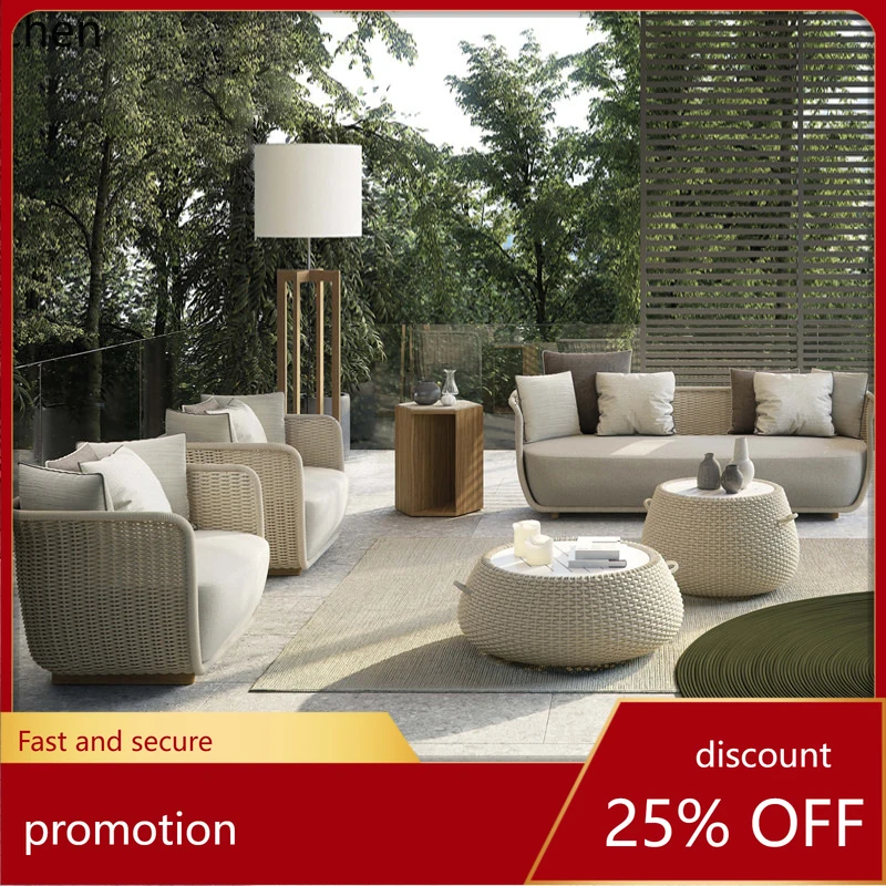 ZMLOutdoor Sofa Rattan Courtyard Garden Rattan Chair Card Block B & B Hotel Terrace Outdoor Furniture
ZMLOutdoor Sofa Rattan Courtyard Garden Rattan Chair Card Block B & B Hotel Terrace Outdoor Furniture