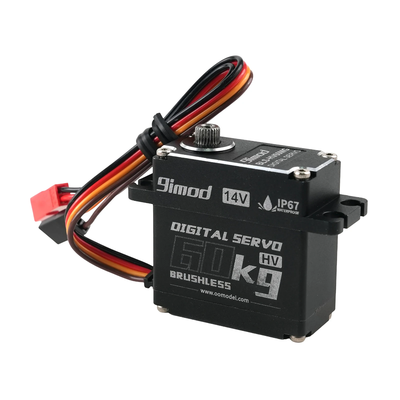 60KG Waterproof Digital Brushless Servo 14V HV High Torque Metal Gear Steering RC Servo 1 8 1 10 RC Car Crawler DIY Model Parts
60KG Waterproof Digital Brushless Servo 14V HV High Torque Metal Gear Steering RC Servo 1 8 1 10 RC Car Crawler DIY Model Parts