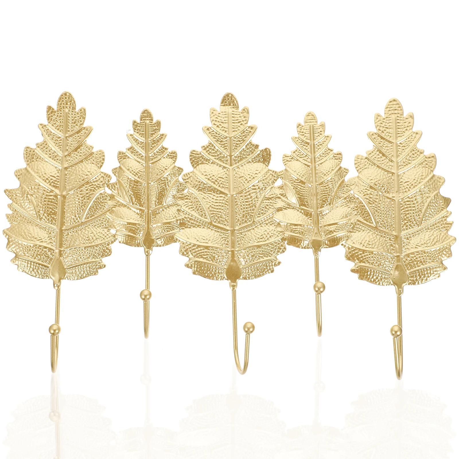 Leaf Coat 5 Hooks Wall Mounted Gold Home Hook Storage Rack Clothes Hanger Hat Hanger Umbrella Towel Rack Practical
Leaf Coat 5 Hooks Wall Mounted Gold Home Hook Storage Rack Clothes Hanger Hat Hanger Umbrella Towel Rack Practical