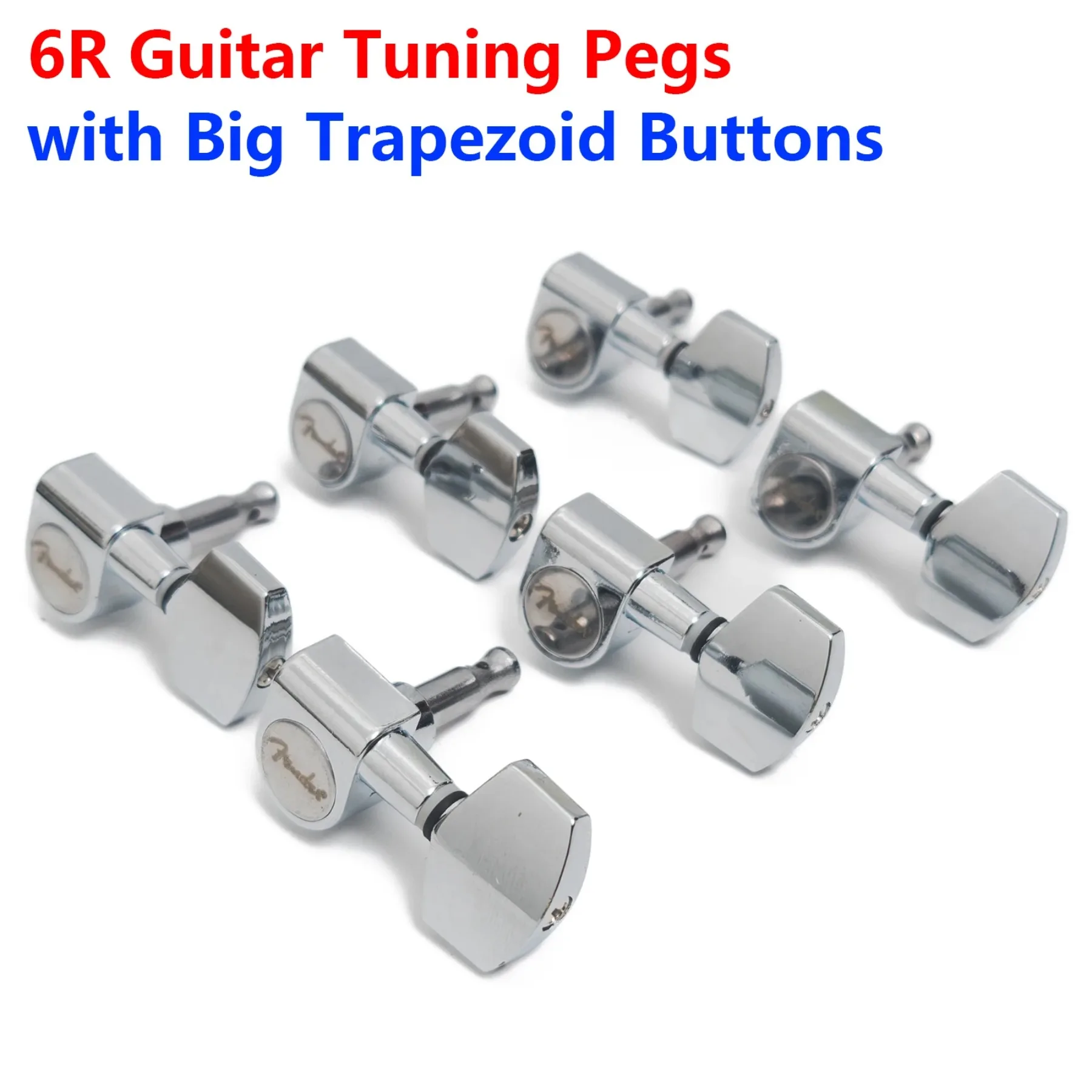 6R Chrome Sealed Guitar Tuners Machine Heads for ST Style Electric Guitar 10mm Peg Hole
6R Chrome Sealed Guitar Tuners Machine Heads for ST Style Electric Guitar 10mm Peg Hole