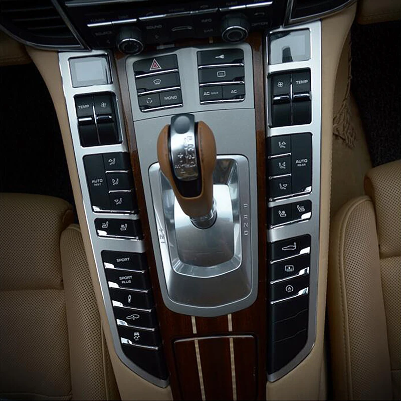 Car Center Console Gear Shift Control Button Panel Frame Trim Strips For Porsche Panamera 2009-2015 Interior Accessories Sticker
Car Center Console Gear Shift Control Button Panel Frame Trim Strips For Porsche Panamera 2009-2015 Interior Accessories Sticker