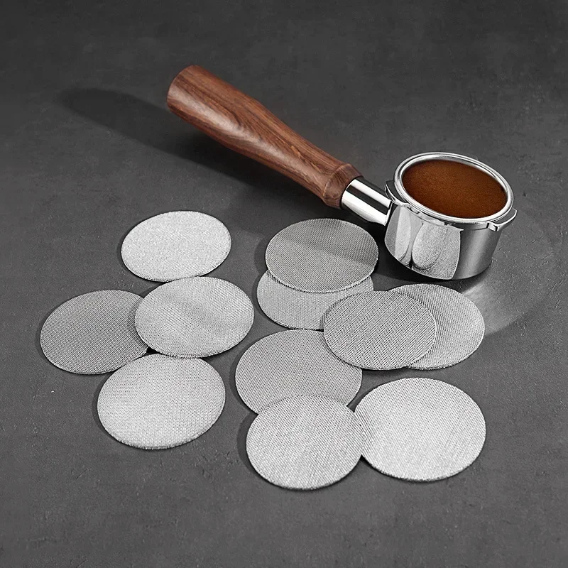 51/53/58mm Reusable Coffee Filter Screen Stainless steel Heat Resistant Mesh Portafilter Coffee Puck Screen for Espresso Machine
51/53/58mm Reusable Coffee Filter Screen Stainless steel Heat Resistant Mesh Portafilter Coffee Puck Screen for Espresso Machine