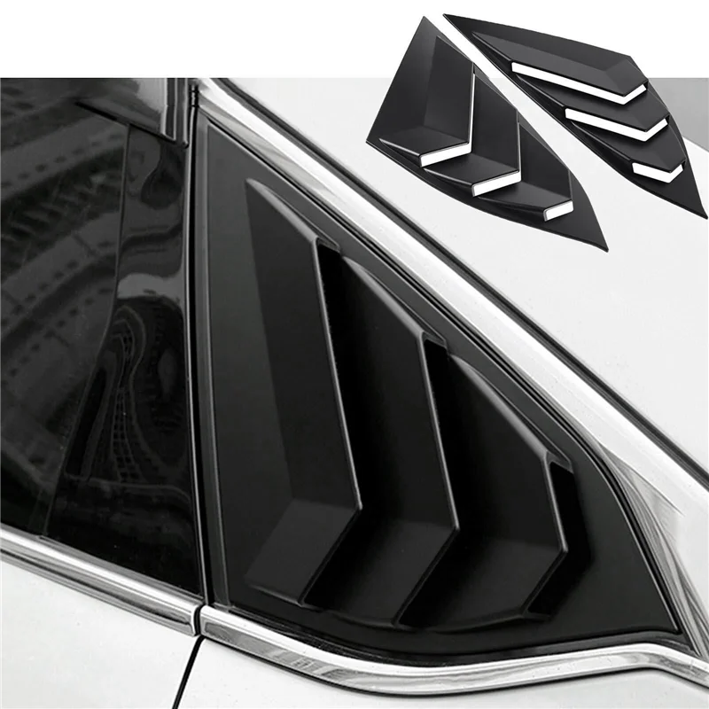 Leading-Rear Side Vent Quarter Window Louver Shutter Cover Rear Window Louver Cover For 2018-2022 Honda Accord Matte Black
Leading-Rear Side Vent Quarter Window Louver Shutter Cover Rear Window Louver Cover For 2018-2022 Honda Accord Matte Black