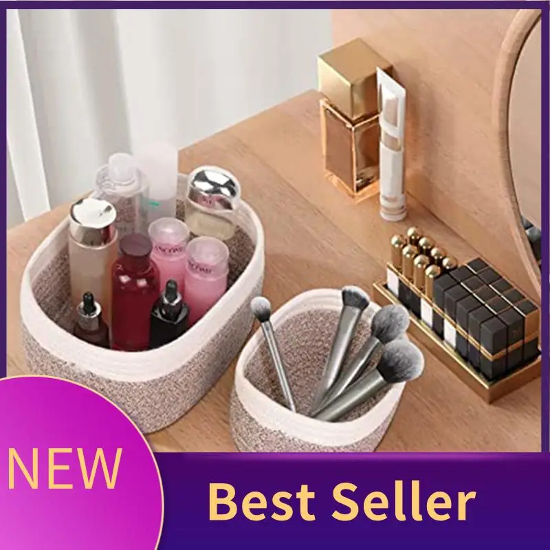 ABLU-Desktop Cotton Rope Woven Storage Basket 4-Piece Set Square Storage Basket Large Storage Basket
ABLU-Desktop Cotton Rope Woven Storage Basket 4-Piece Set Square Storage Basket Large Storage Basket