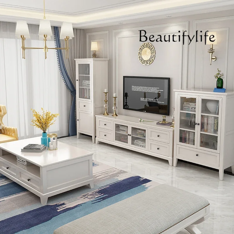 Vv XX American Solid Wood Living Room Cabinet Locker Tv Cabinet Furniture Coffee Table Tv Cabinet Combination
Vv XX American Solid Wood Living Room Cabinet Locker Tv Cabinet Furniture Coffee Table Tv Cabinet Combination