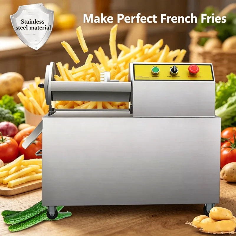 Household Vegetable Cutter Carrot Potato Shredder Electric Chip Slicer Stainless Steel Cucumber Diced Machine
Household Vegetable Cutter Carrot Potato Shredder Electric Chip Slicer Stainless Steel Cucumber Diced Machine
