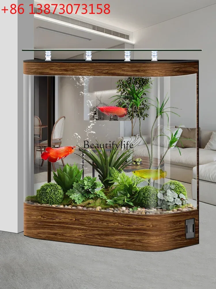 *Light luxury goldfish tank household living room large floor lazy water-free circulation aquarium
*Light luxury goldfish tank household living room large floor lazy water-free circulation aquarium