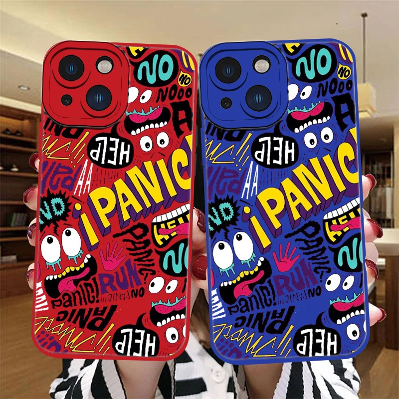 Fashion Paint Graffiti Art Phone Case For iPhone 13 12 11 14 Pro Max XSMAX X XR 14Plus Lens anti-fall Soft Silicone bumper Case
Fashion Paint Graffiti Art Phone Case For iPhone 13 12 11 14 Pro Max XSMAX X XR 14Plus Lens anti-fall Soft Silicone bumper Case