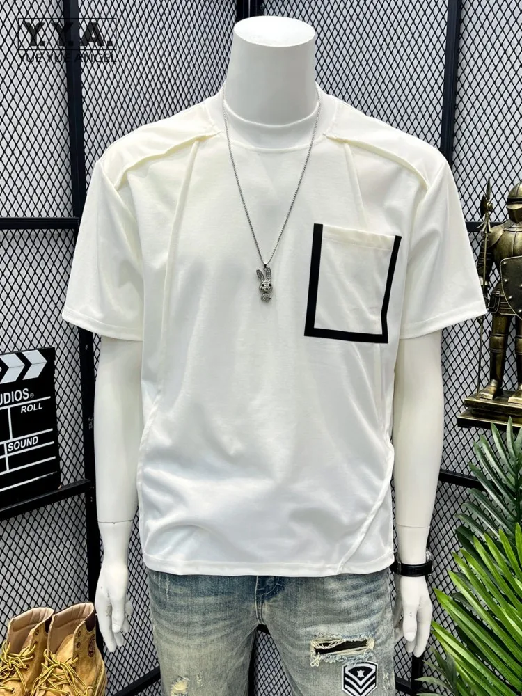 Summer Men Versatile Casual T-Shirt Short Sleeve Tees Tops Comfortable O Neck Pullover Loose Fit Male Designer Tees Streetwear
Summer Men Versatile Casual T-Shirt Short Sleeve Tees Tops Comfortable O Neck Pullover Loose Fit Male Designer Tees Streetwear