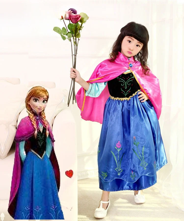 Anna Princess Dress Children's Halloween Stage Performance Costume Outfit Fairy Tale Ball Gown Girls' Party Dress
Anna Princess Dress Children's Halloween Stage Performance Costume Outfit Fairy Tale Ball Gown Girls' Party Dress