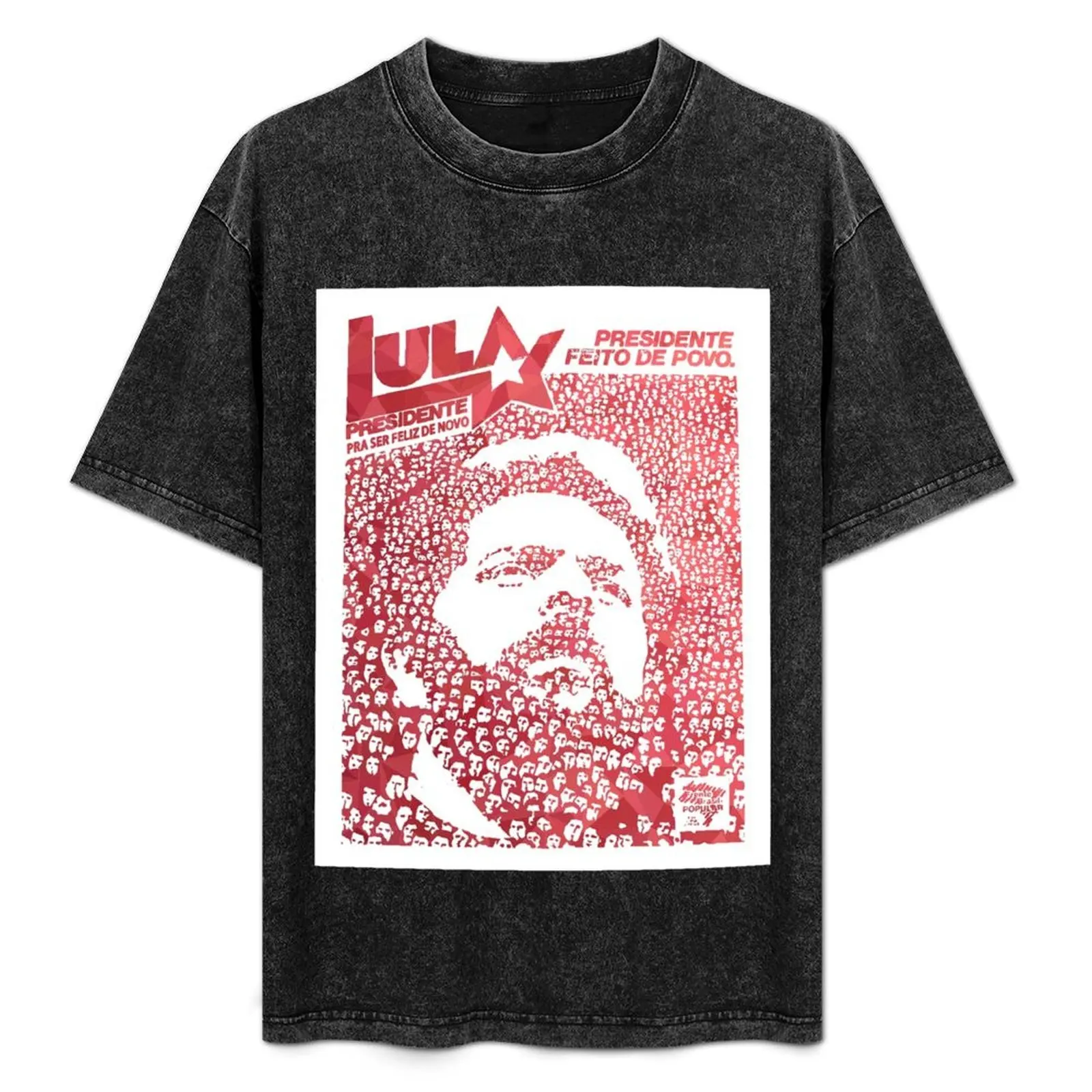 Lula President T-Shirt Basic Short Sleeve Cotton Blend T-Shirt
Lula President T-Shirt Basic Short Sleeve Cotton Blend T-Shirt