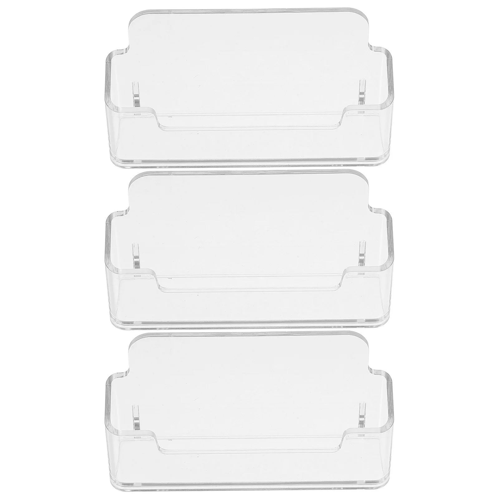 3pcs Transparent Acrylic Business Card Holder Clear Desk Organizer Vertical Card Display Stand Sturdy Storage Box For Office Use
3pcs Transparent Acrylic Business Card Holder Clear Desk Organizer Vertical Card Display Stand Sturdy Storage Box For Office Use