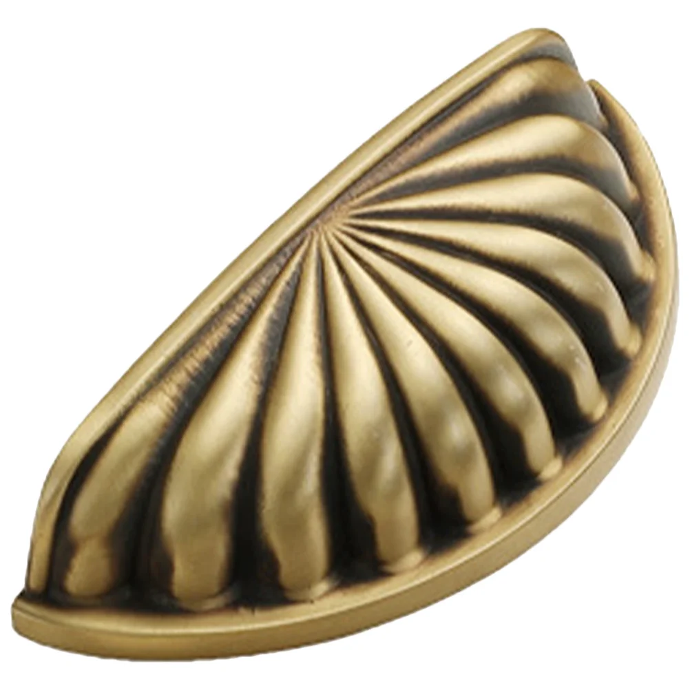 Durable Brass Furniture Door Handle 76mm Hole Spacing Shell Shape Metal Cabinet Handle Replacement Drawer Pull Wardrobe Pull
Durable Brass Furniture Door Handle 76mm Hole Spacing Shell Shape Metal Cabinet Handle Replacement Drawer Pull Wardrobe Pull