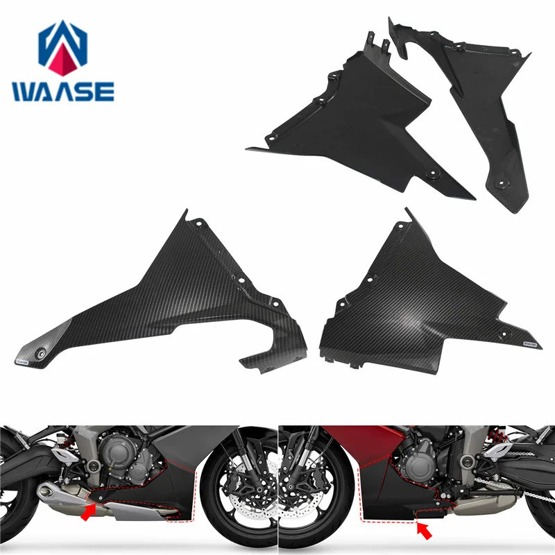 WAASE для Triumph Daytona 660 2024 2025, нижняя защитная пластина, защита двигателя, обтекатель корпуса, крышка рамы, обтекатель, боковая панель, замена детали
WAASE для Triumph Daytona 660 2024 2025, нижняя защитная пластина, защита двигателя, обтекатель корпуса, крышка рамы, обтекатель, боковая панель, замена детали